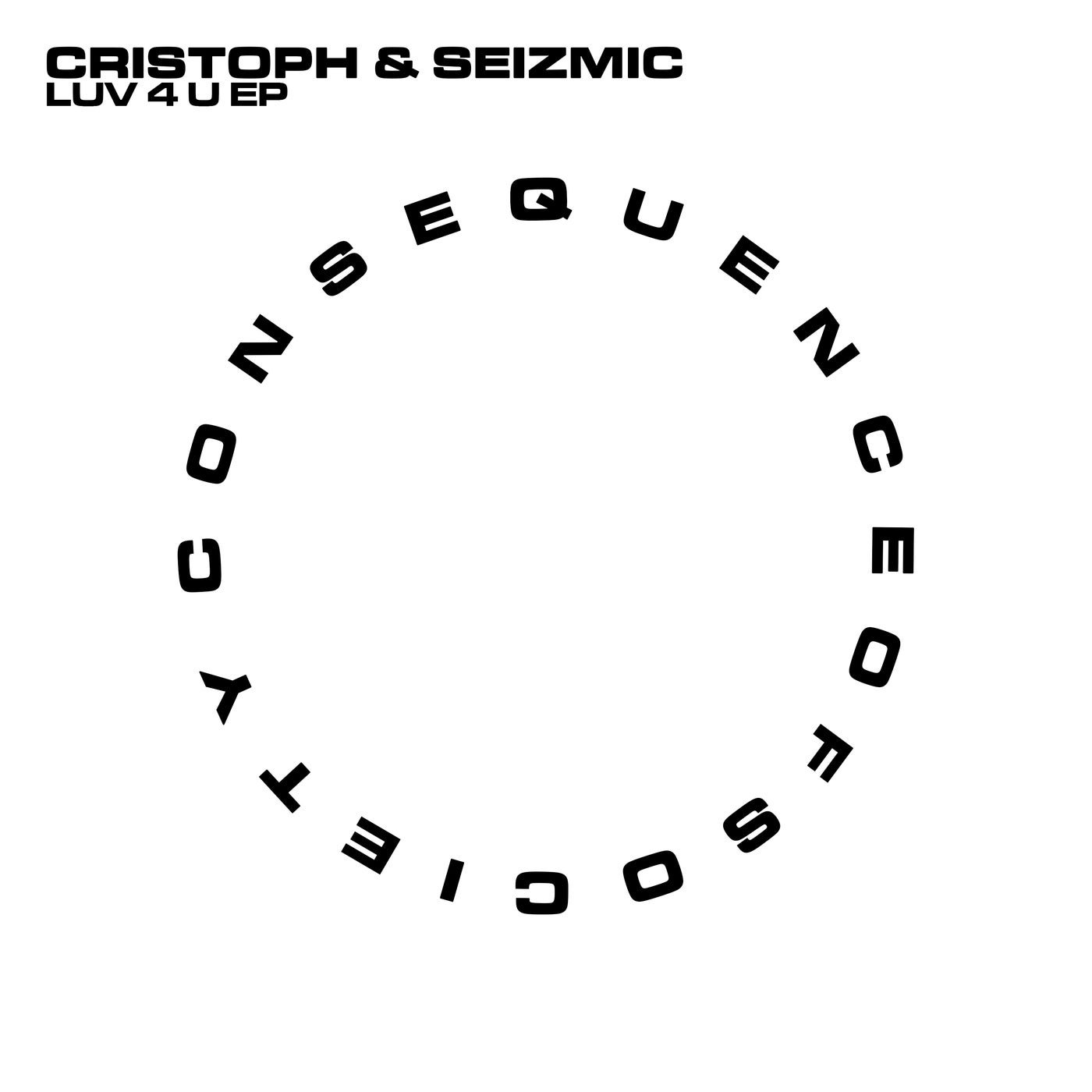 Cover - Cristoph, Seizmic (UK) - Luv 4 U (Extended Mix) Promo tools
