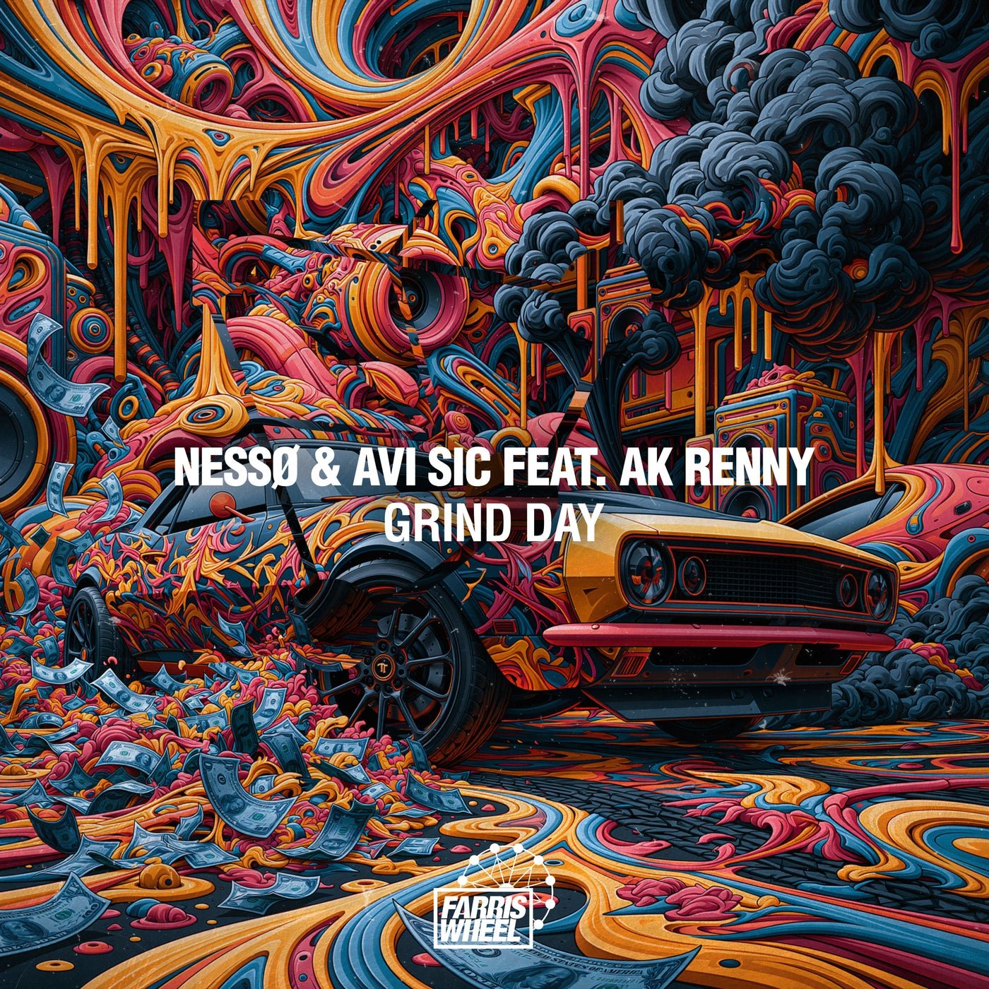 Cover - Avi Sic, Nessø, AK RENNY - Grind Day (Original Mix) Promo tools