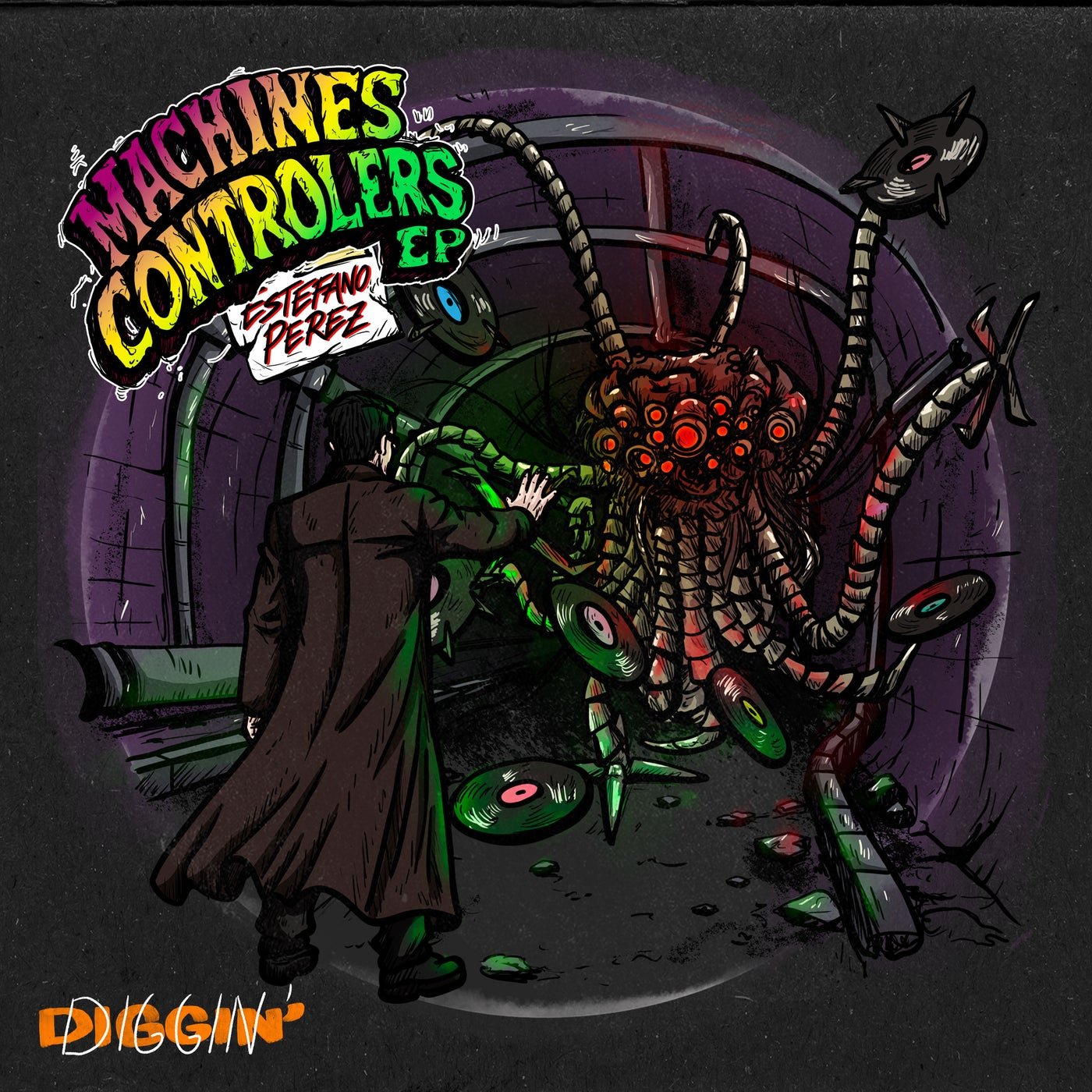 Cover - Estefano Perez - Machines Controlers (Original Mix) Promo tools