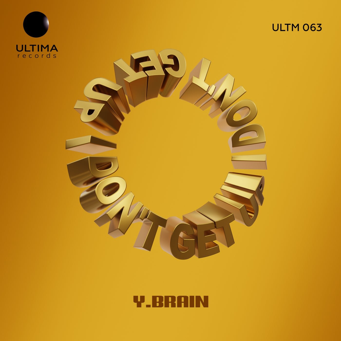 Cover - Y.Brain - I Don't Get Up (Original Mix) Promo tools
