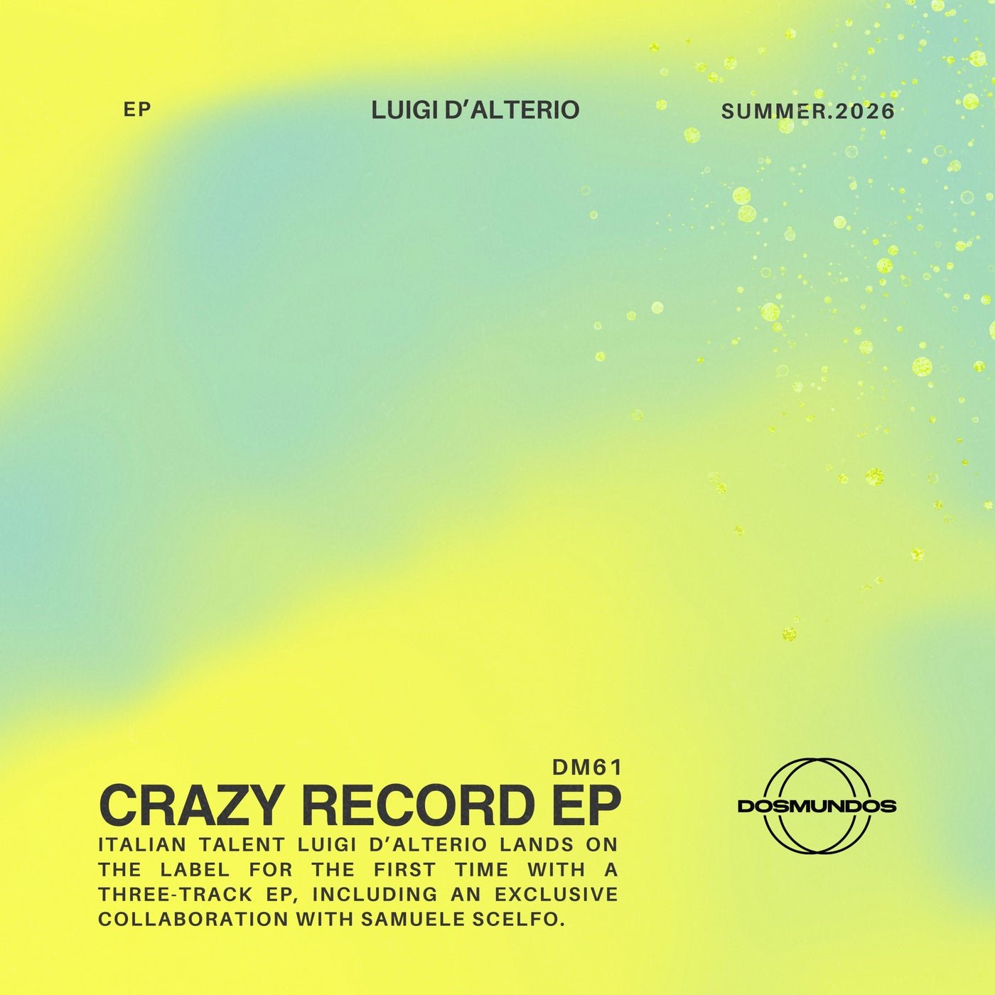 Cover - Luigi D'Alterio - Crazy Record (Original Mix) Promo tools
