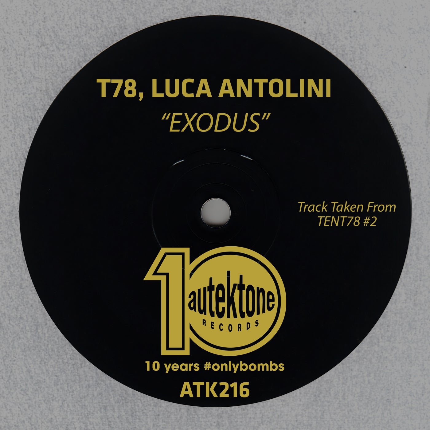 Cover - Luca Antolini, T78 - Exodus (Original Mix) Promo tools
