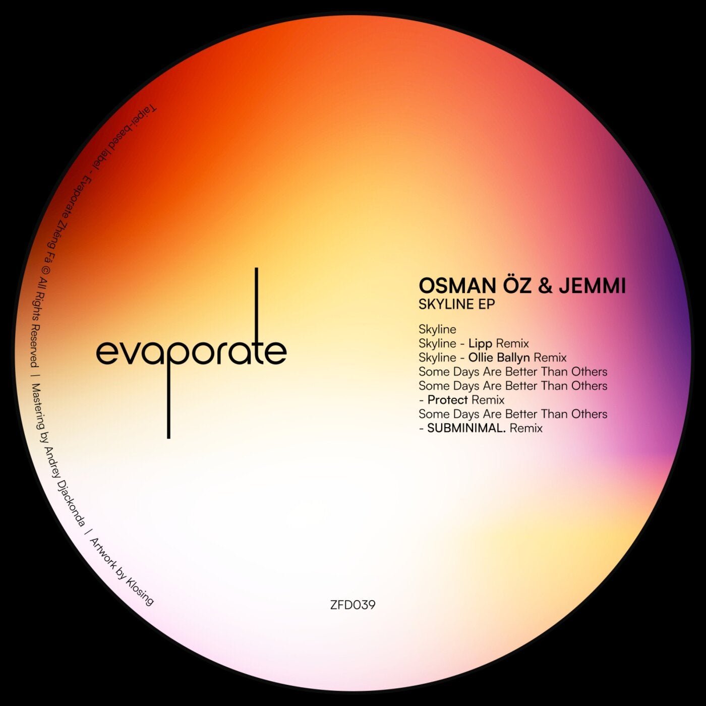 Cover - Jemmi, Osman Öz - Skyline (Ollie Ballyn Remix) Promo tools