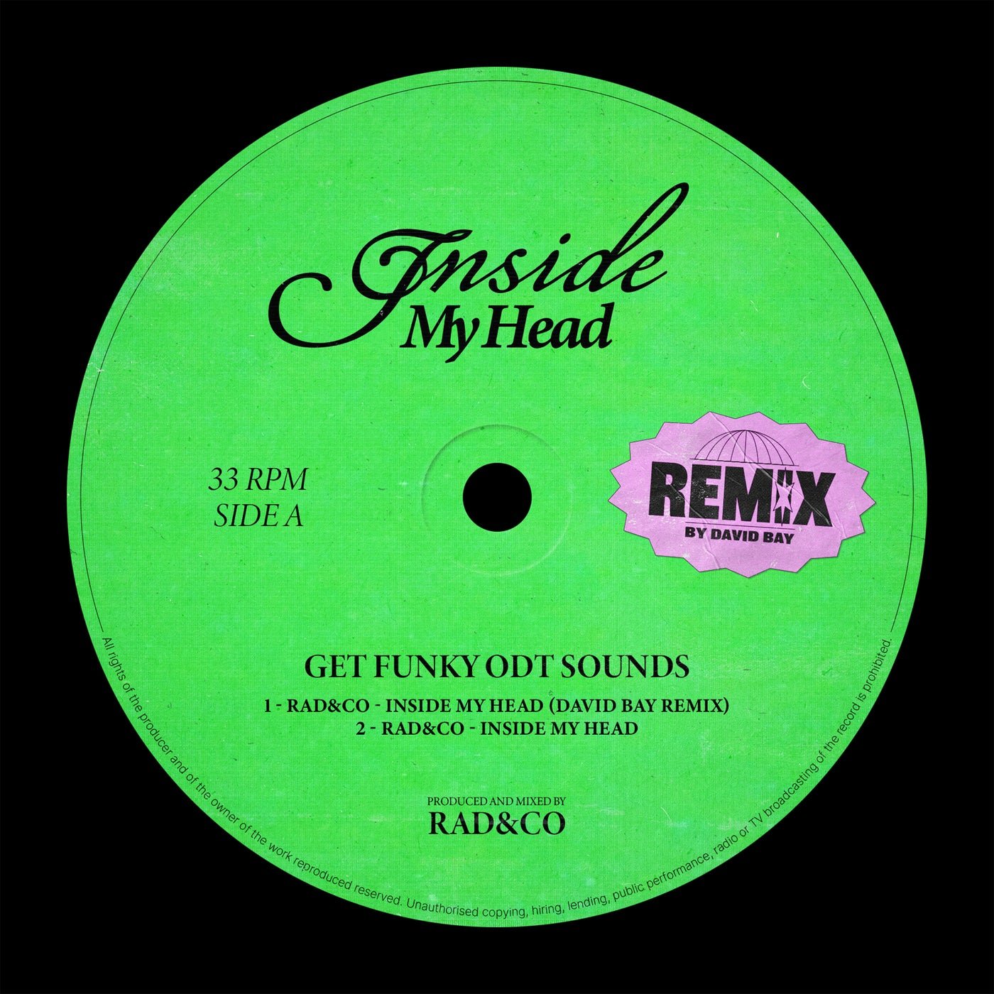 Cover - Rad&Co - Inside My Head (Original Mix) Promo tools