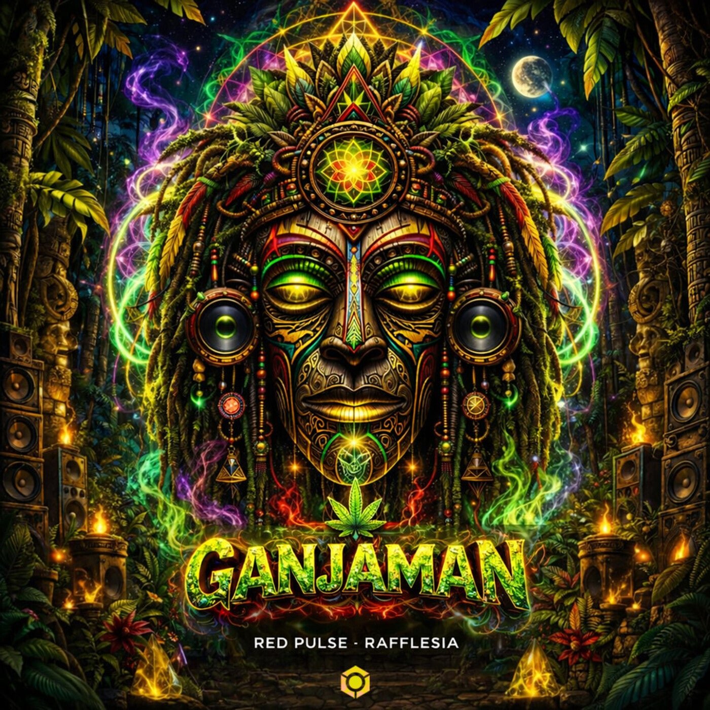Cover - Red Pulse, Rafflesia Oficial - Ganjaman (Original Mix) Promo tools
