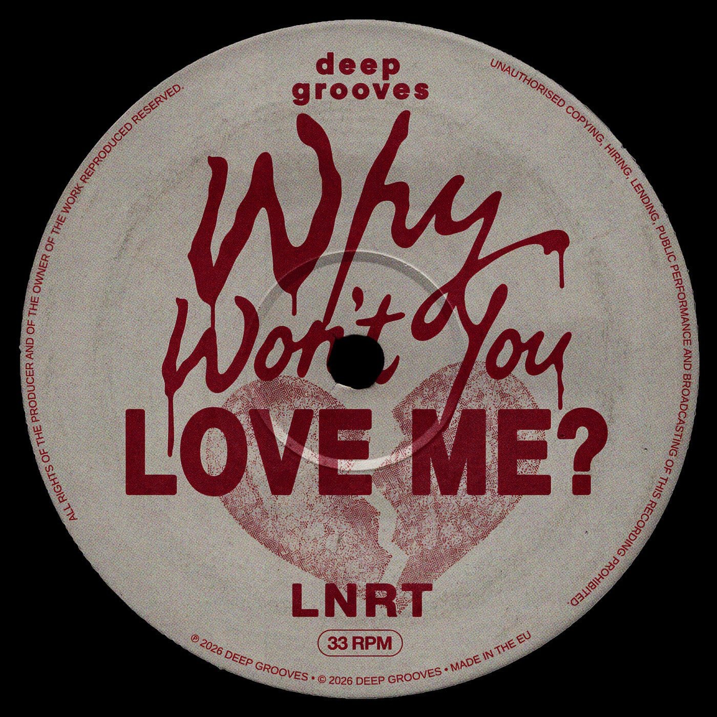 Cover - LNRT - Why Won't You Love Me? (Extended Mix)