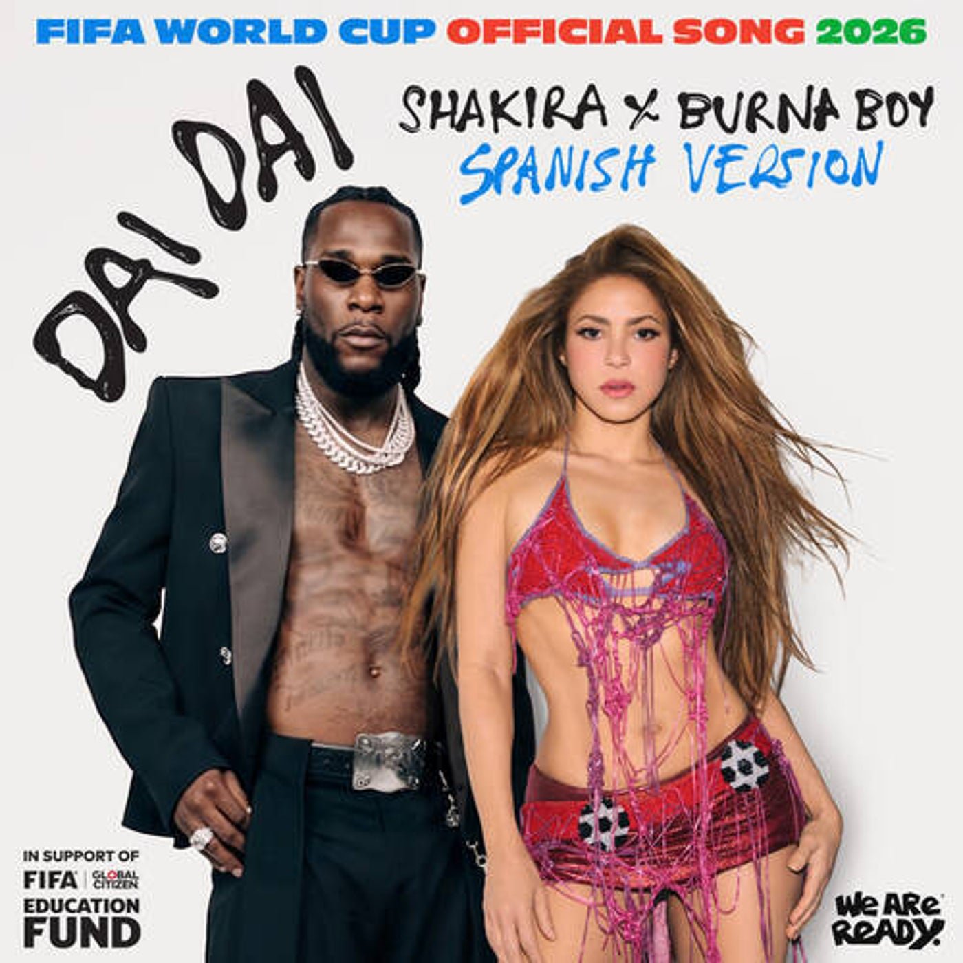 Cover - Shakira, Burna Boy - Dai Dai (Spanish Version) Promo tools