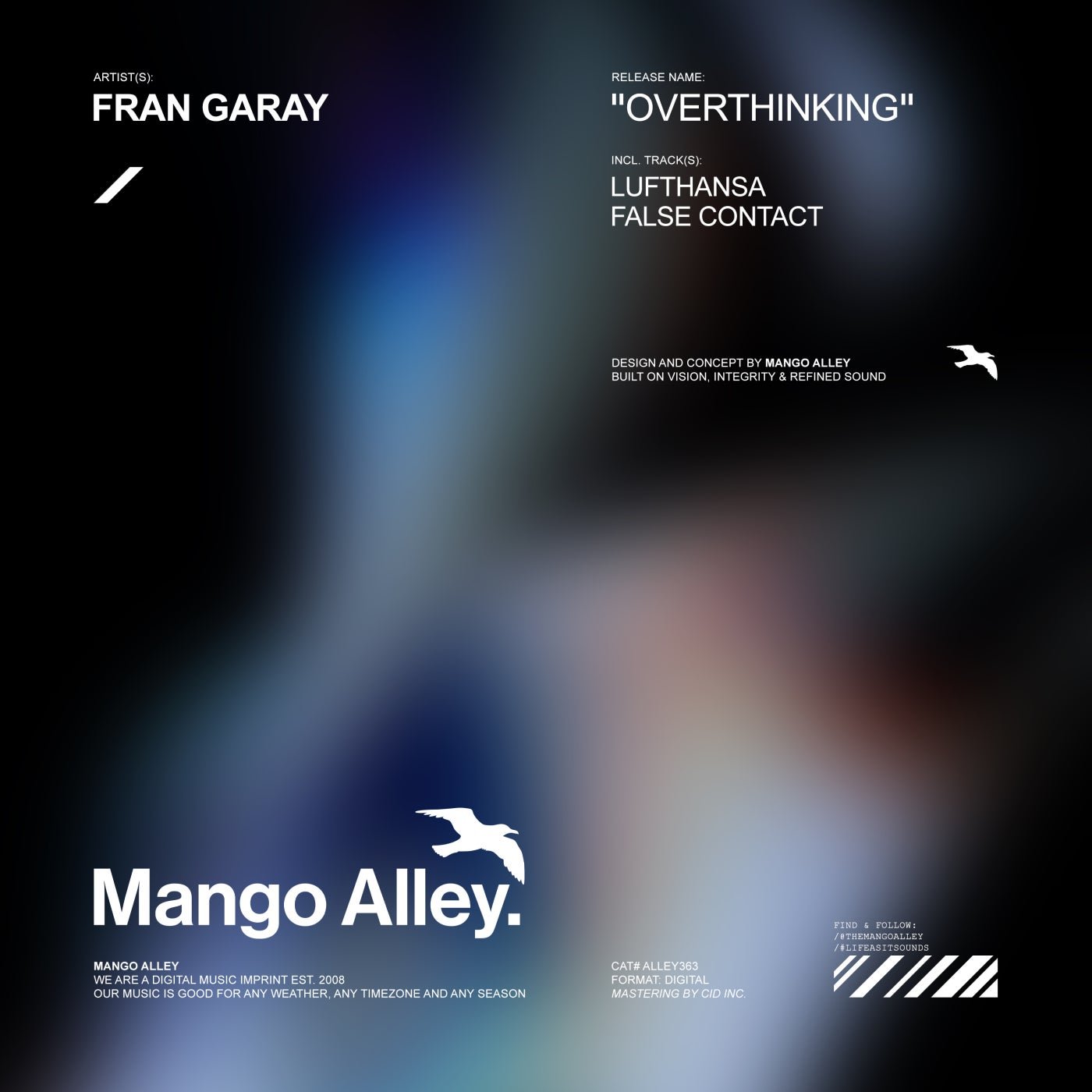 Cover - Fran Garay - Overthinking (Original Mix) Promo tools