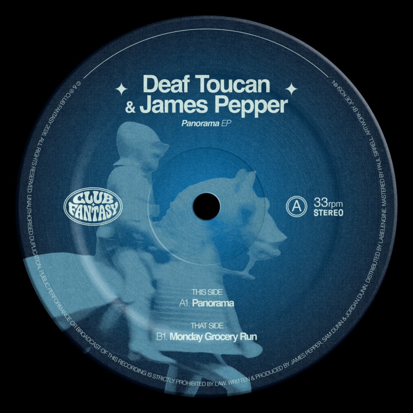 Cover - James Pepper, Deaf Toucan - Panorama (Original Mix) Promo tools