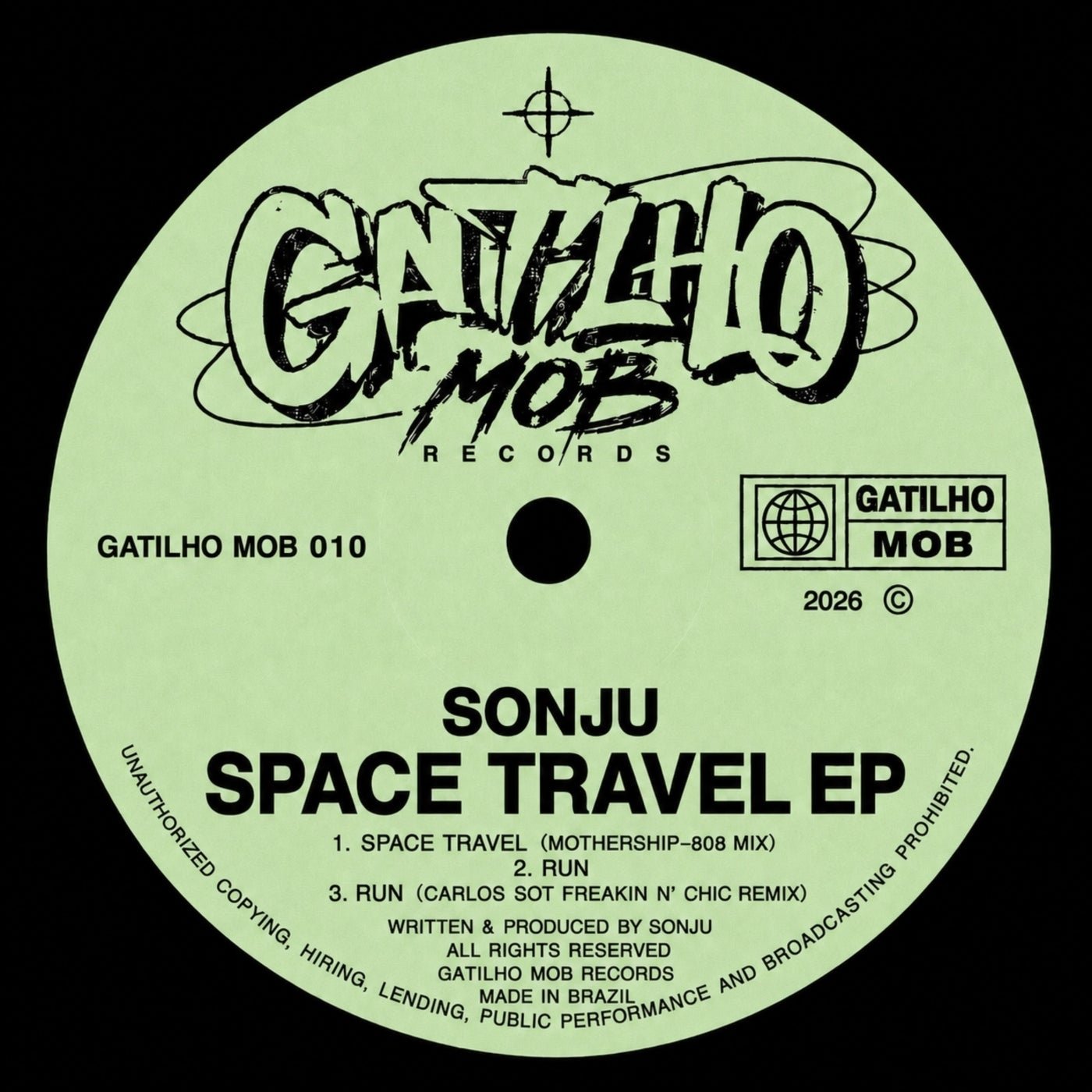 Cover - Sonju - Space Travel (Mothership-808 Mix) Promo tools