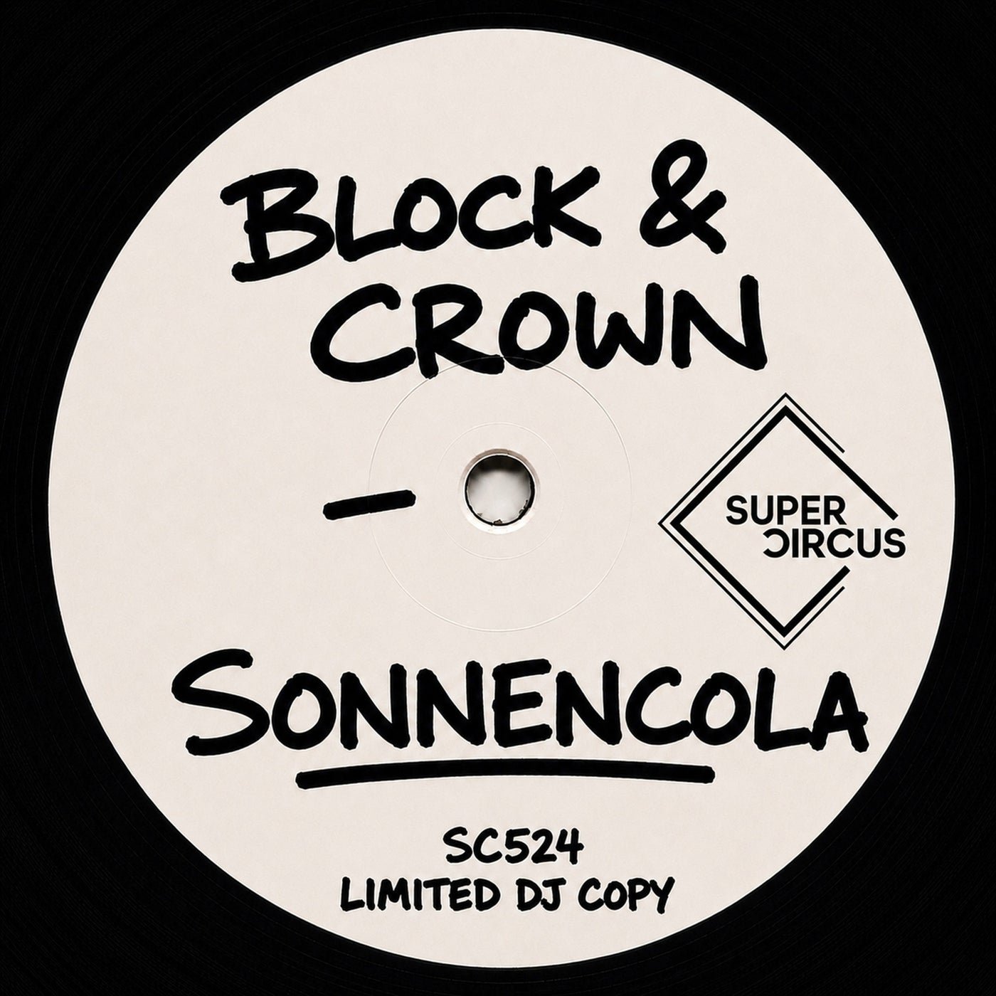 Cover - Block & Crown - Sonnencola (Original Mix) Promo tools