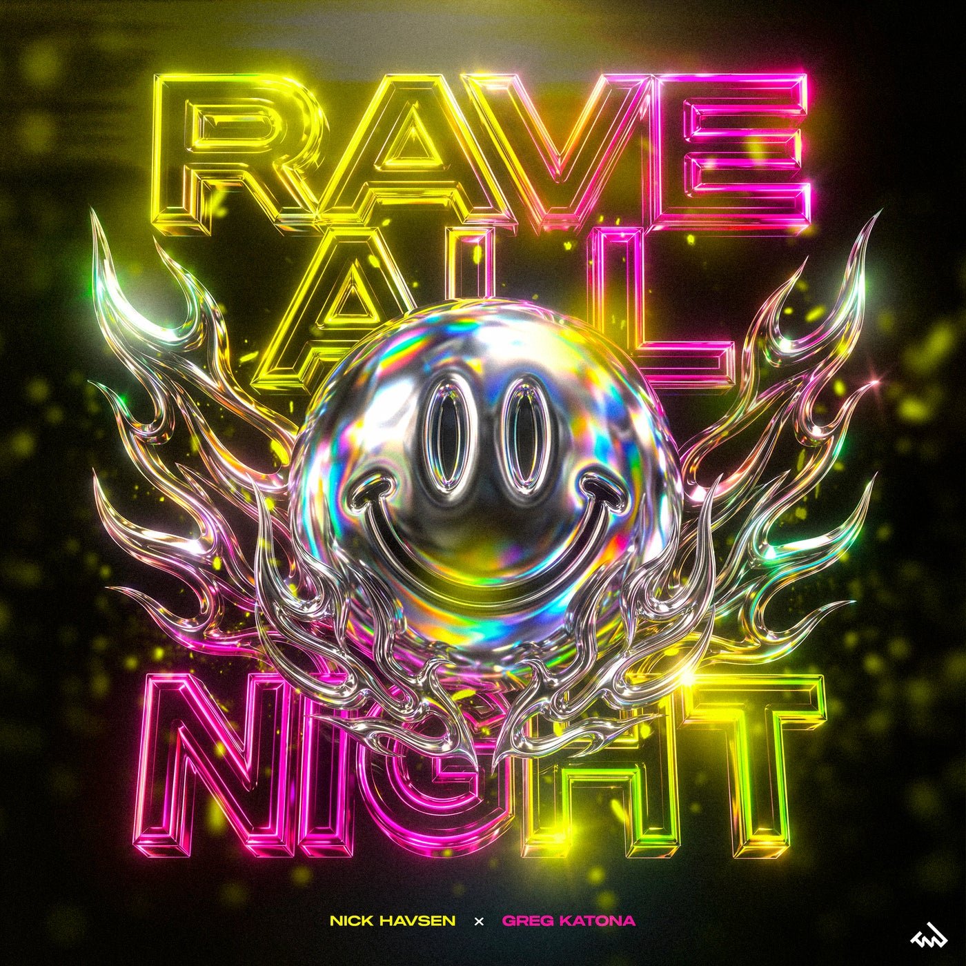 Cover - Nick Havsen, Greg Katona - Rave All Night (Club Mix) 