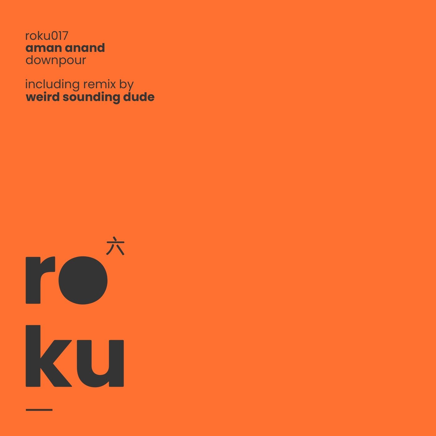 Cover - Aman Anand - Downpour (Weird Sounding Dude Remix) Promo tools