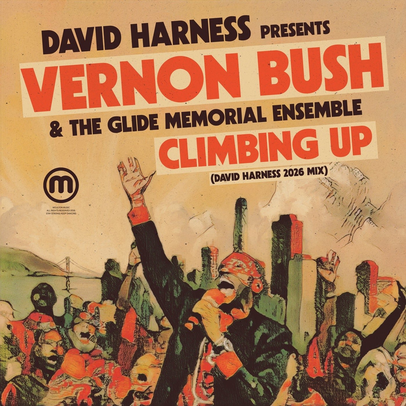 Cover - David Harness, The Glide Memorial Ensemble, Vernon Bush - Climbing Up (David Harness 2026 Instrumental)