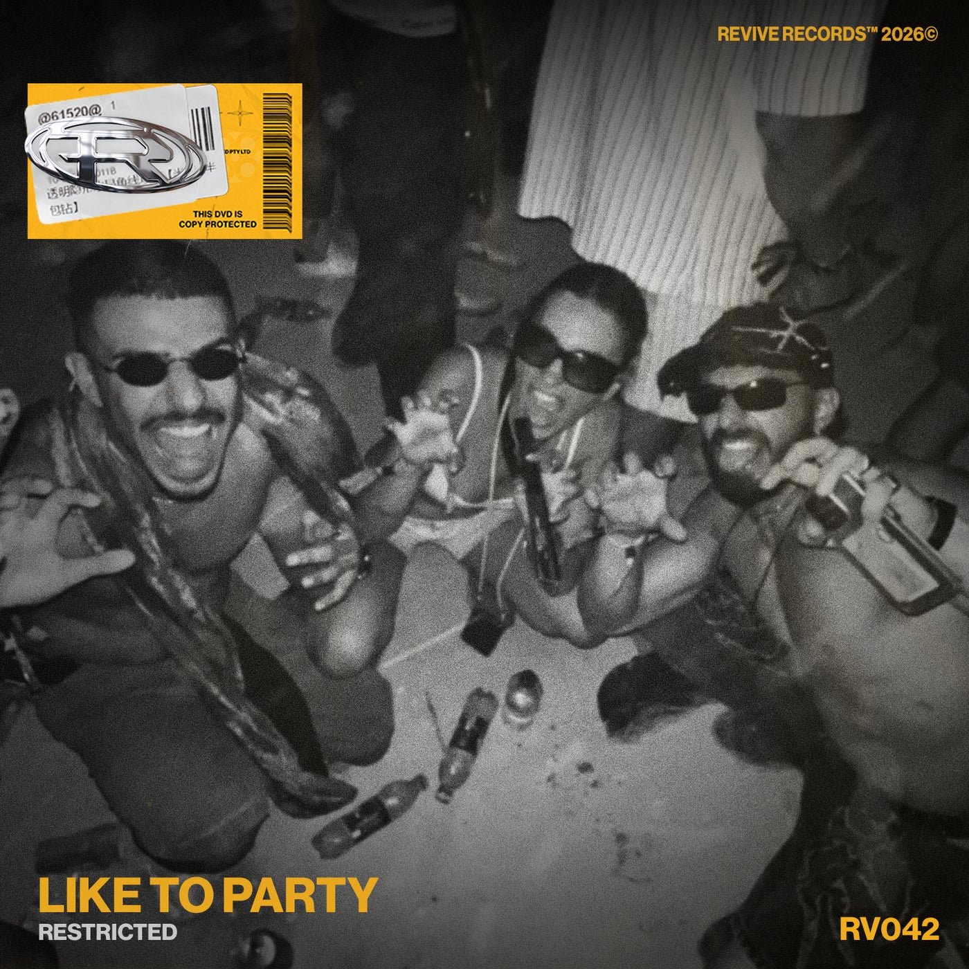 Cover - Restricted - LIKE TO PARTY (Extended Mix) Promo tools