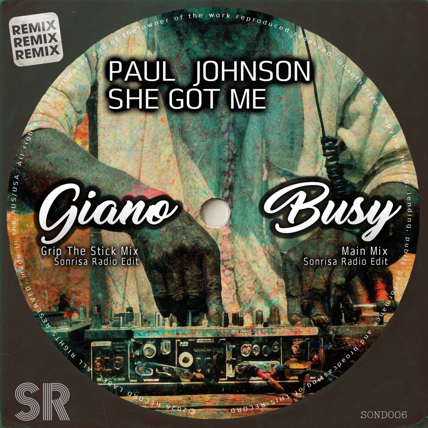 Cover - Paul Johnson - She Got Me (Giano's Grip The Stick Mix)