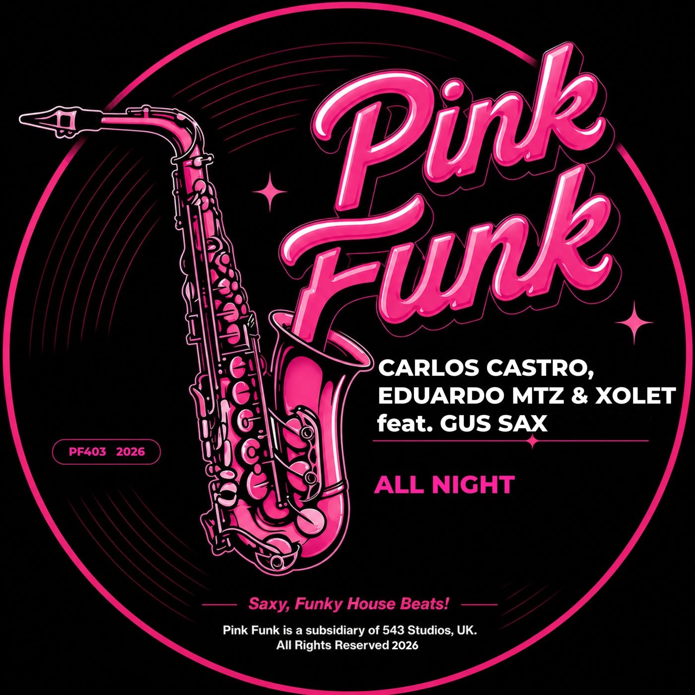 Cover - Carlos Castro, Guss Sax, Eduardo MTZ, Xolet - All Night (Original Mix)