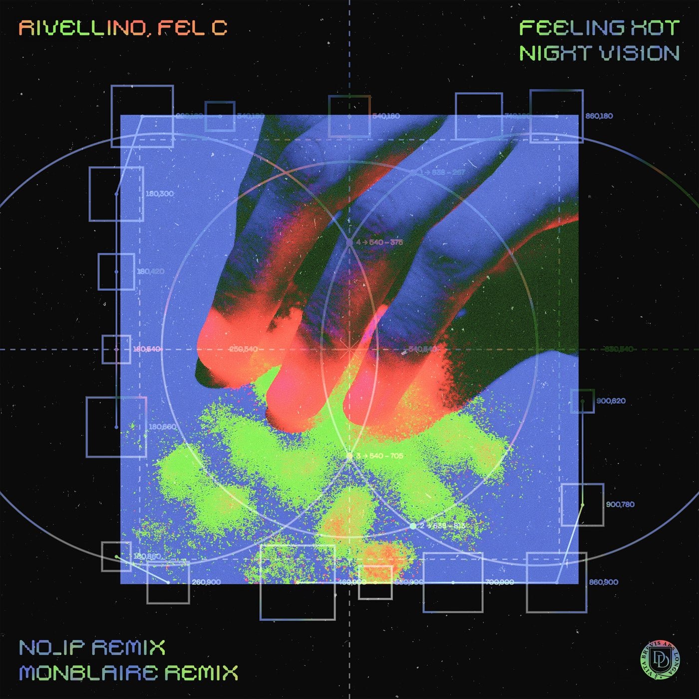 Cover - Fel C, Rivellino - Night Vision (Monblaire Remix) 