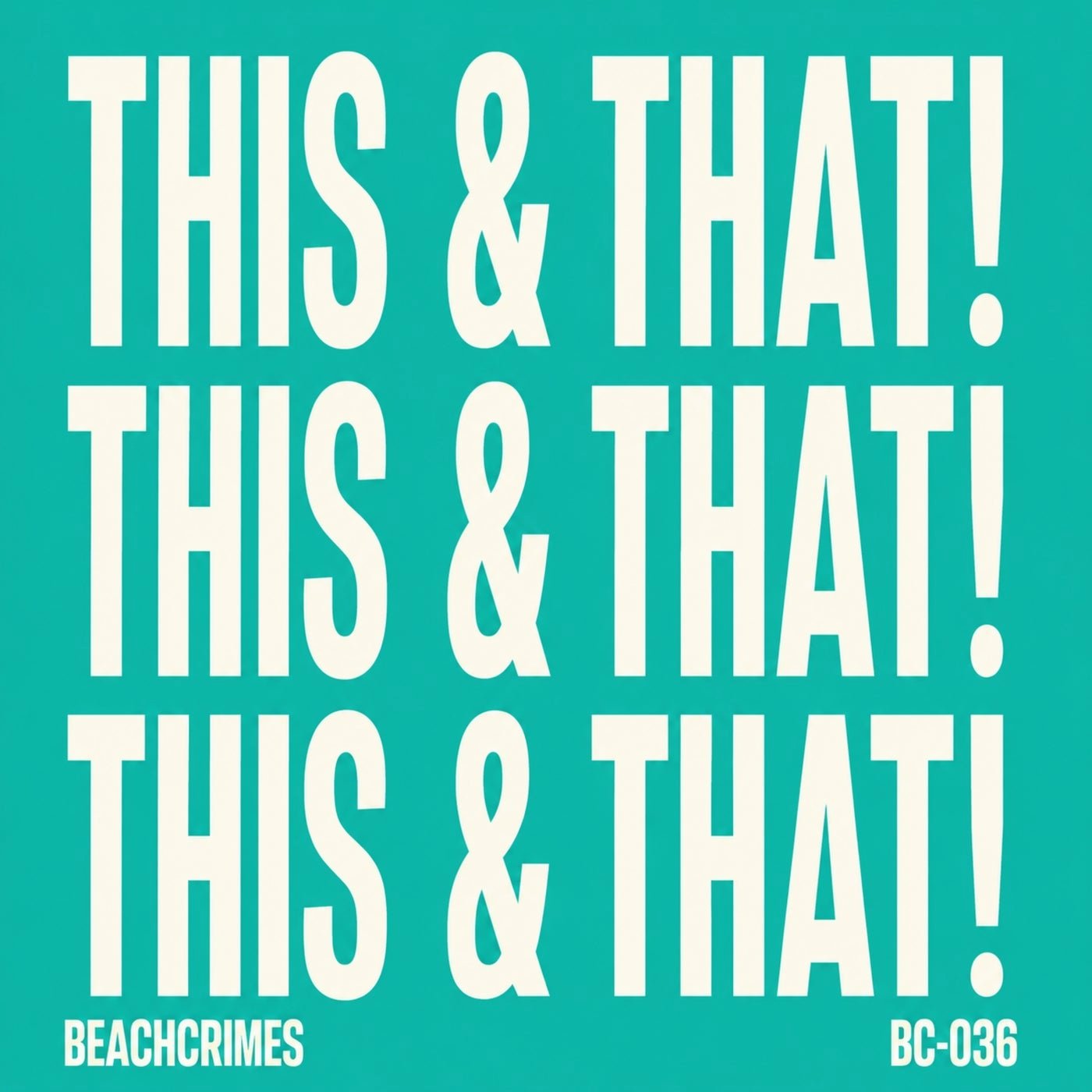 Cover - Beachcrimes - This & That (Original Mix)