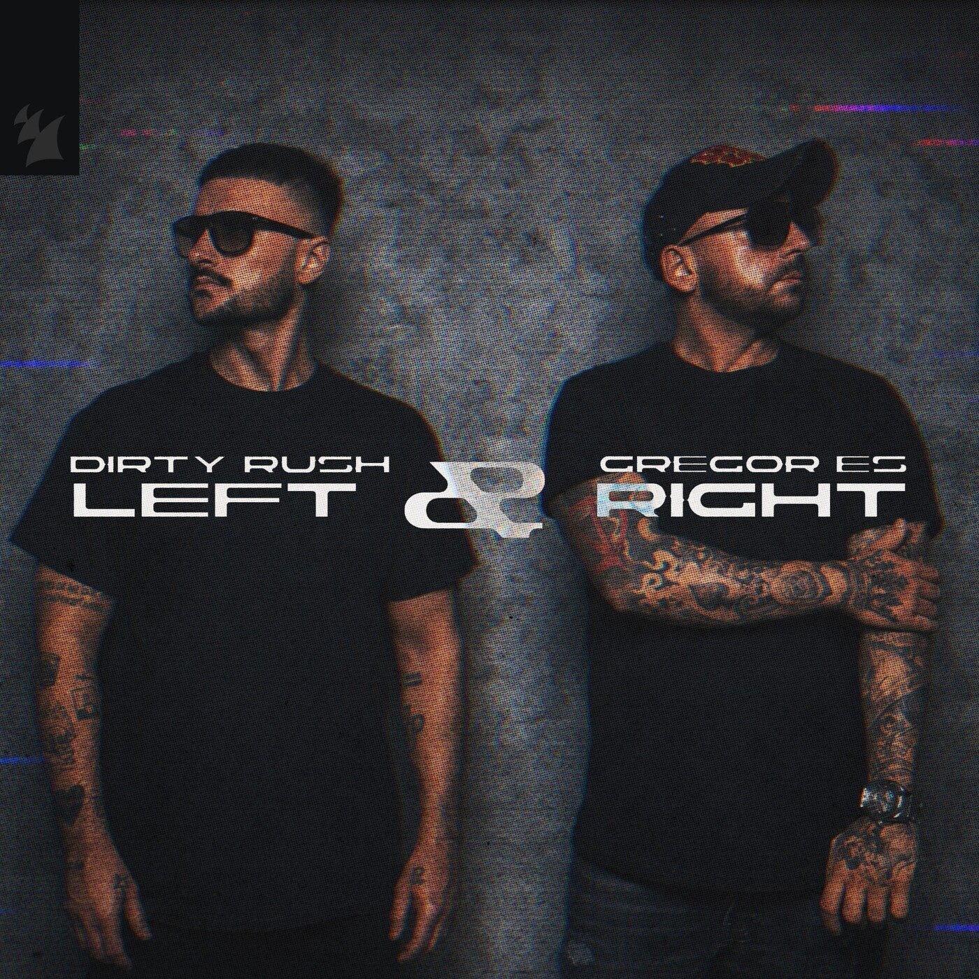 Cover - Dirty Rush & Gregor Es - LEFT & RIGHT (Extended Mix)