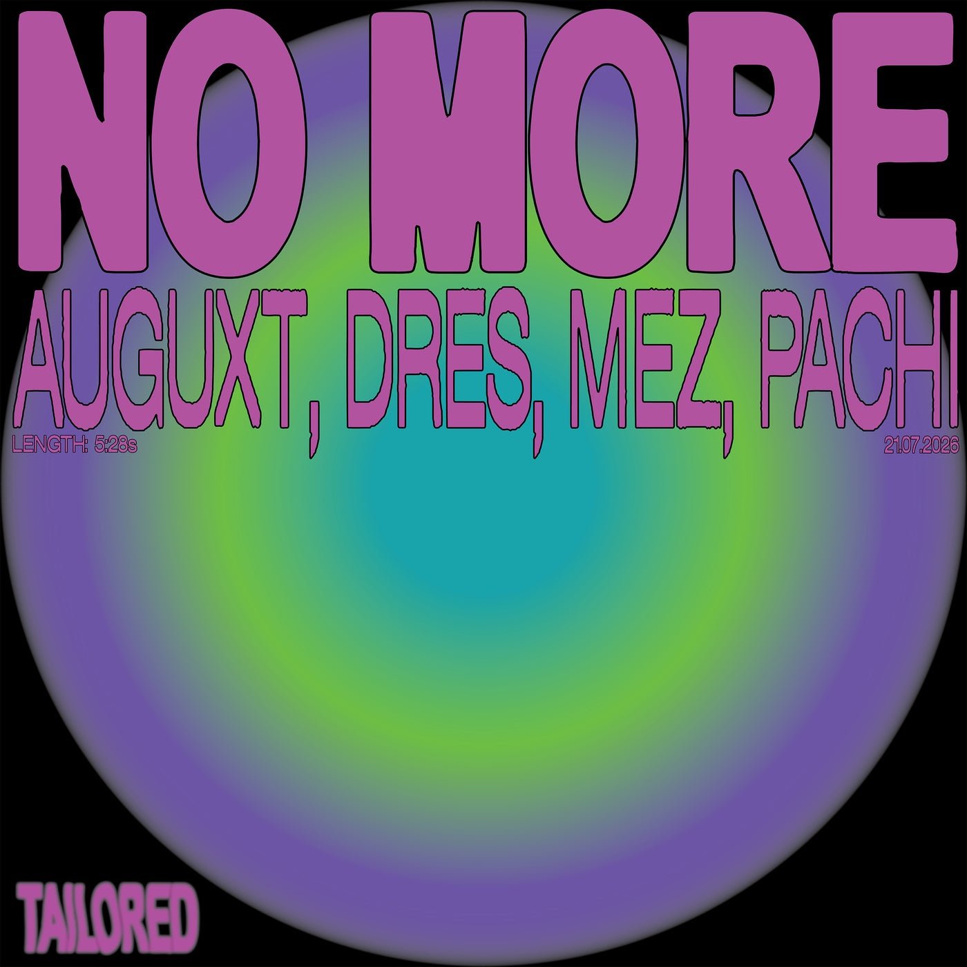 Cover - Pachi, Mez (EG), AUGUXT, Dres (MX) - No More (Extended Mix)