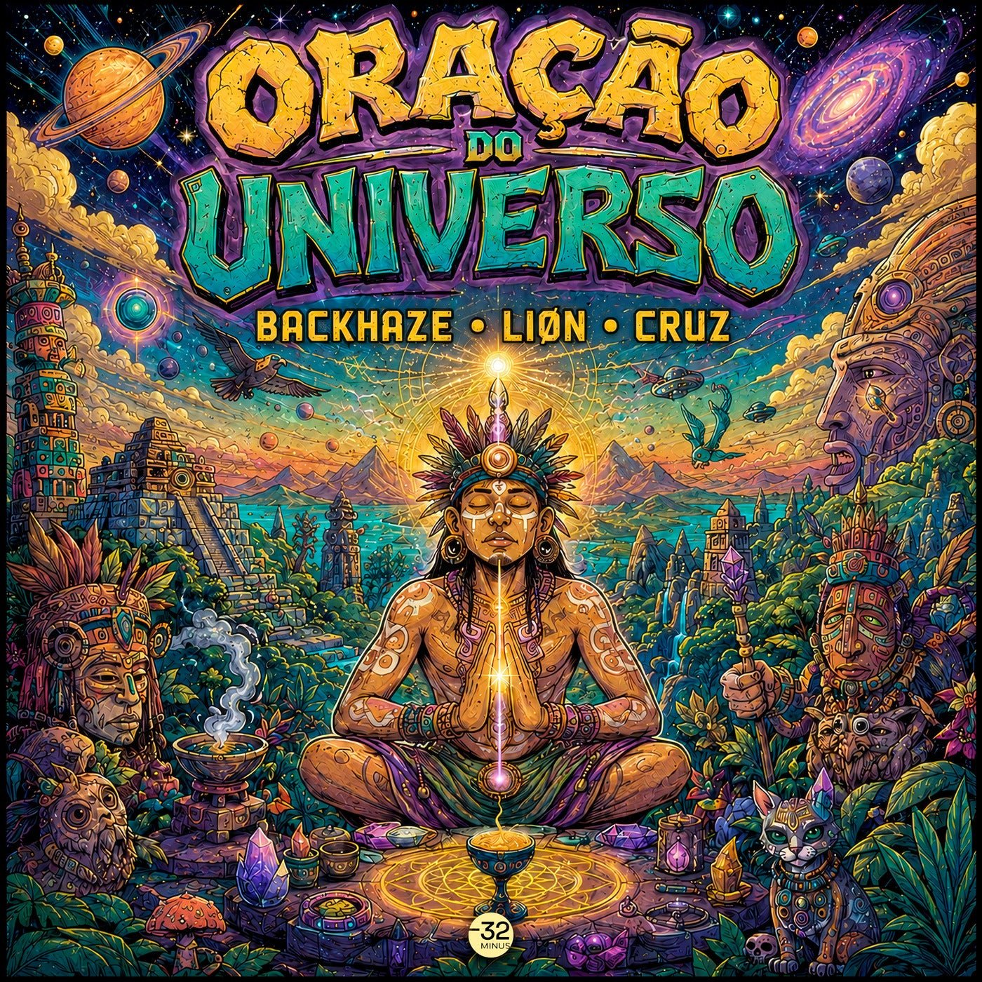 Cover - Lion, BackHaze, CRUZ LIVE - Oração do Universo (Original Mix)