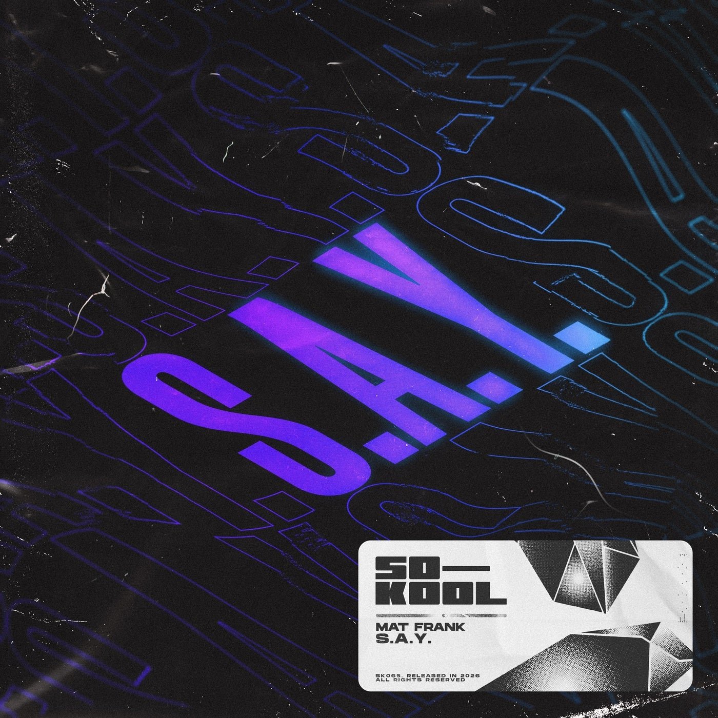 Cover - Mat Frank - S.A.Y. (Extened Mix) 