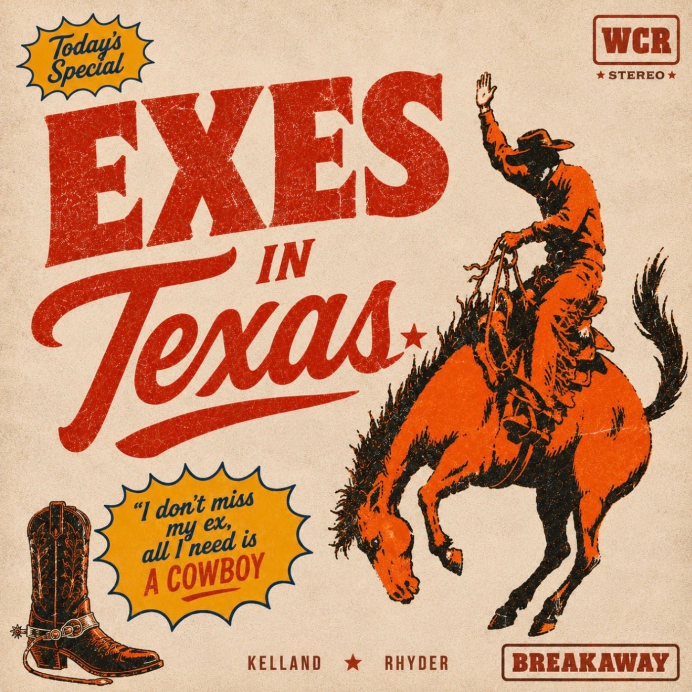 Cover - Kelland, RHYDER - EXES IN TEXAS (Extended Mix)