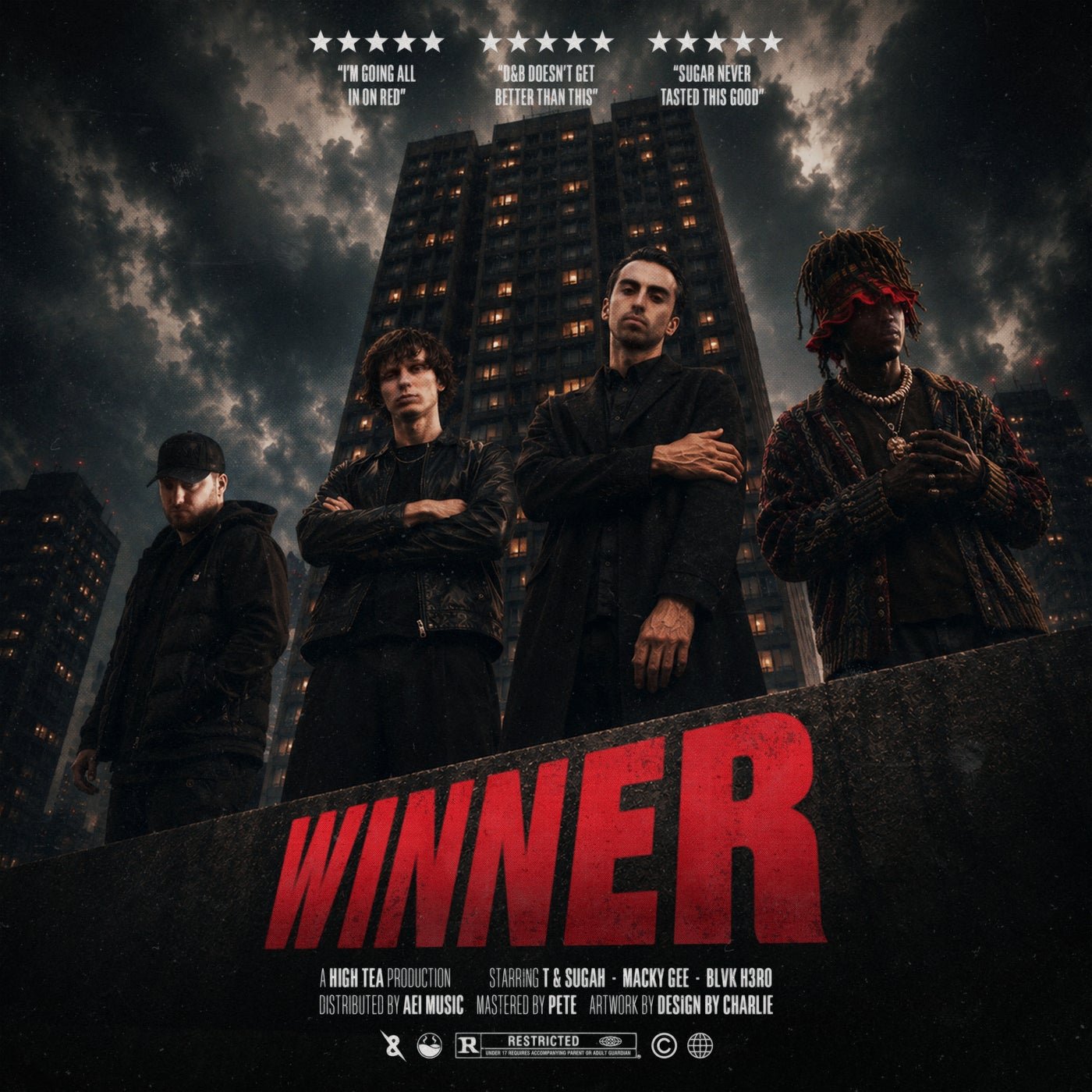 Cover - Macky Gee, T & Sugah, Blvk H3ro - Winner (Original Mix)