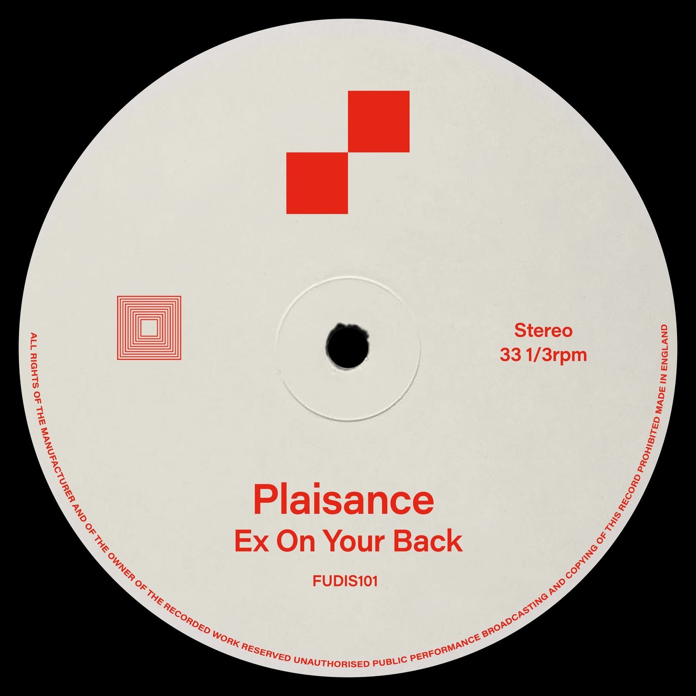 Cover - Plaisance - Ex On Your Back (Extended Mix)