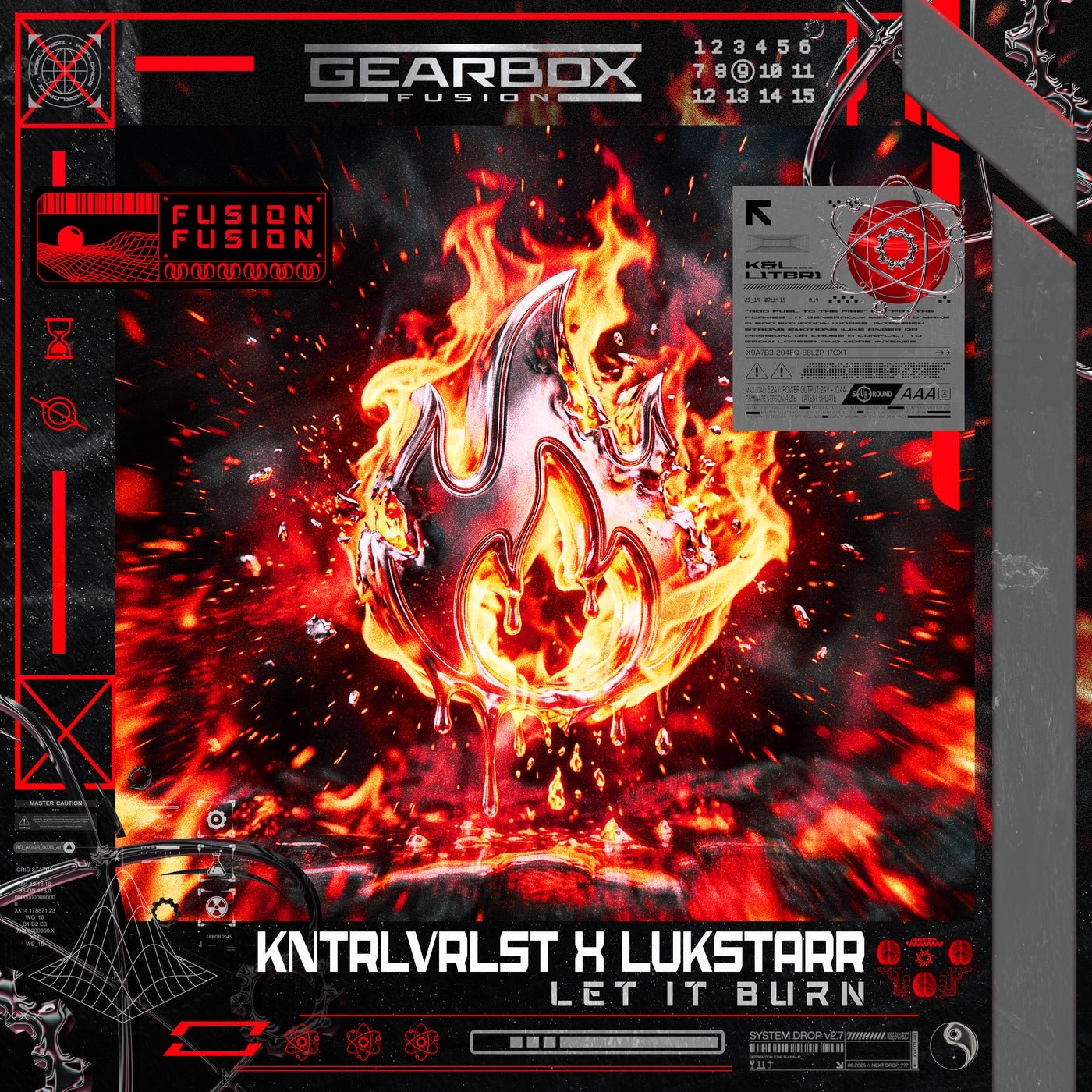 Cover - KNTRLVRLST, LUKSTARR - LET IT BURN (Extended Mix)