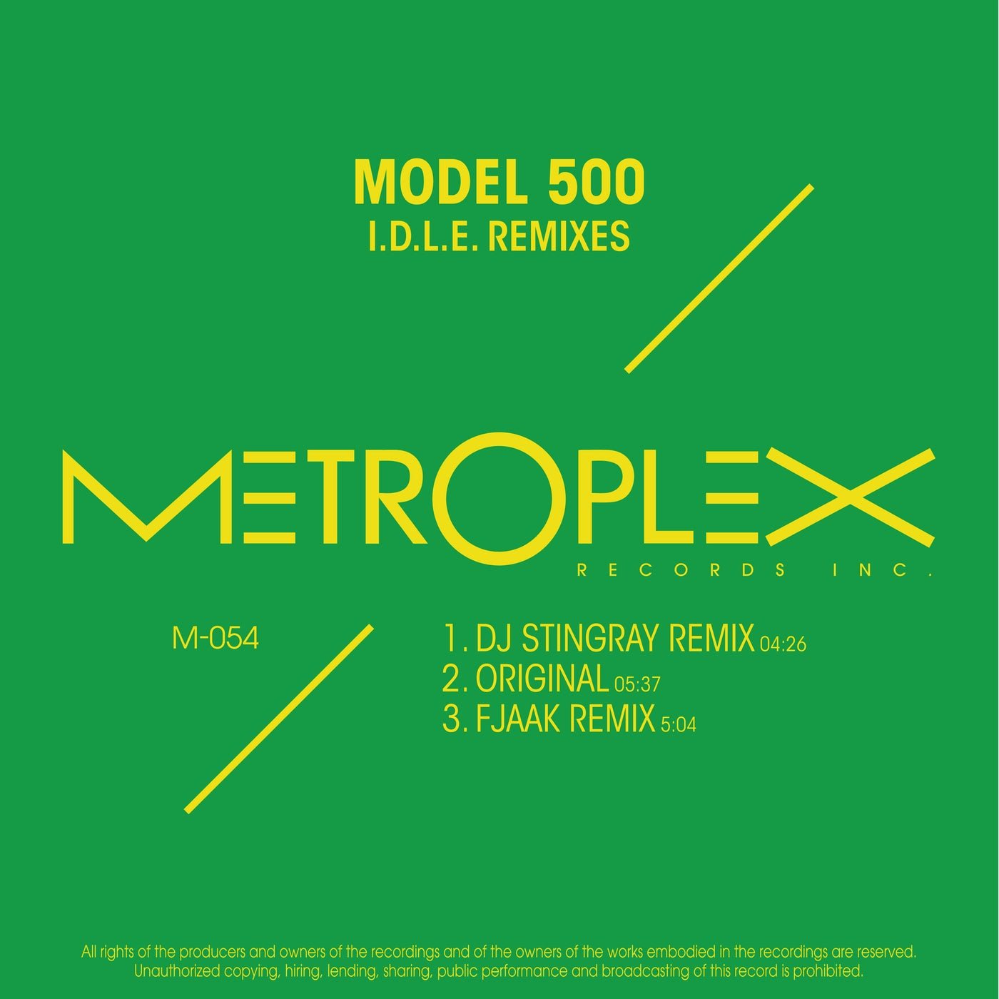 Cover - Model 500 - I.D.L.E. (Fjaak Remix)