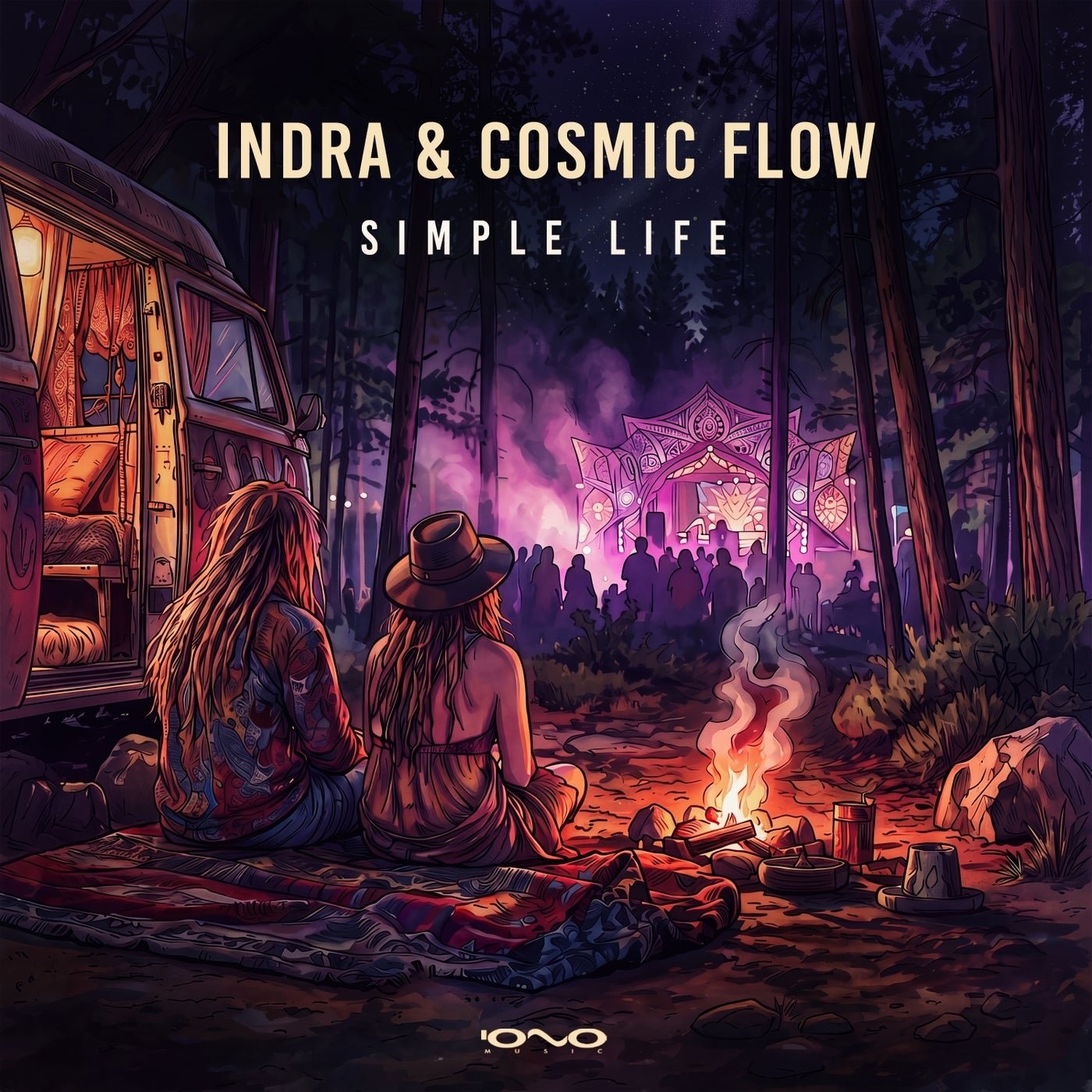 Cover - indra, Cosmic Flow - Simple Life (Original Mix)