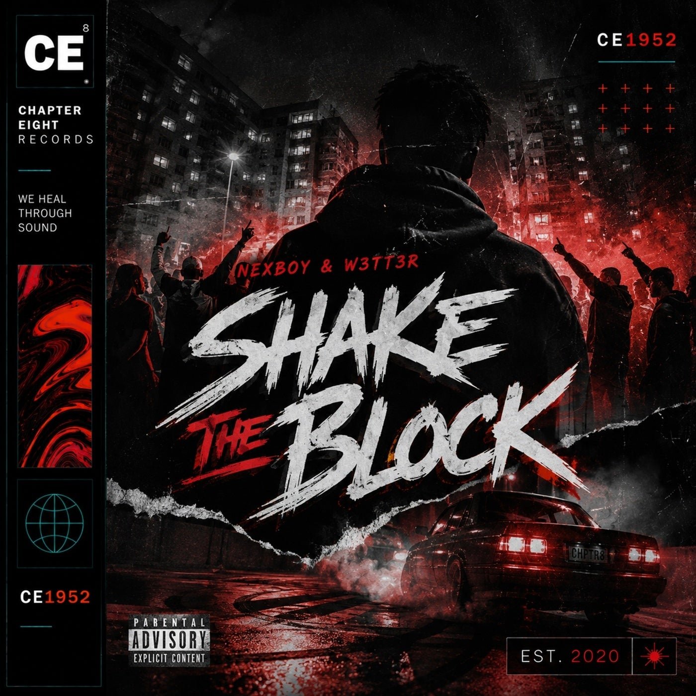 Cover - Nexboy, W3TT3R - Shake The Block (Extended Mix)