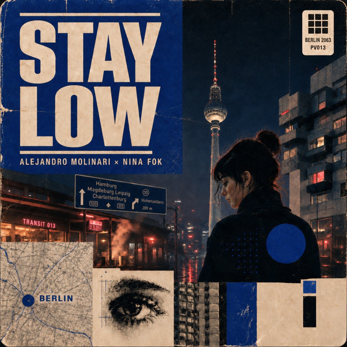 Cover - Alejandro Molinari, Nina Fok - Stay Low (Original Mix) 