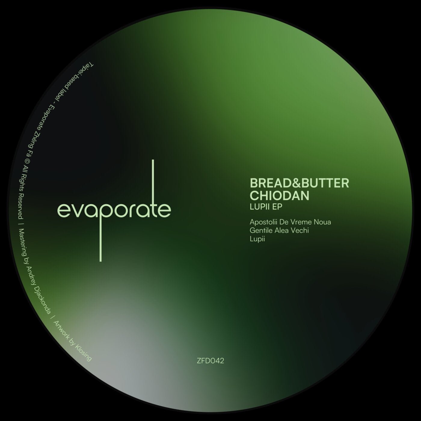 Cover - Chiodan, Bread&Butter - Lupii (Original Mix) 