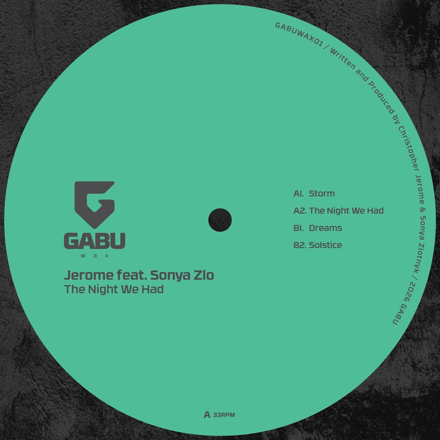 Cover - Jerome, Sonya Zlo - The Night We Had (Original Mix)
