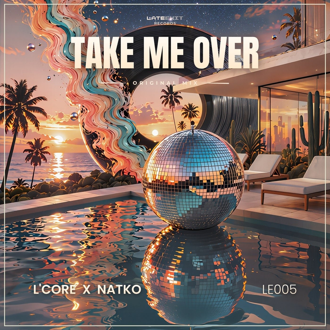 Cover - L'CORE, NATKO - Take Me Over (Original Mix) 