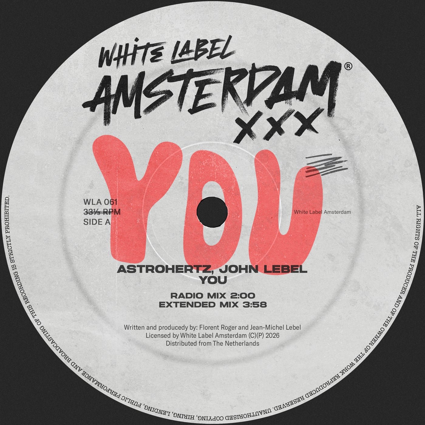Cover - AstroHertz, John Lebel - YOU (Extended Mix)
