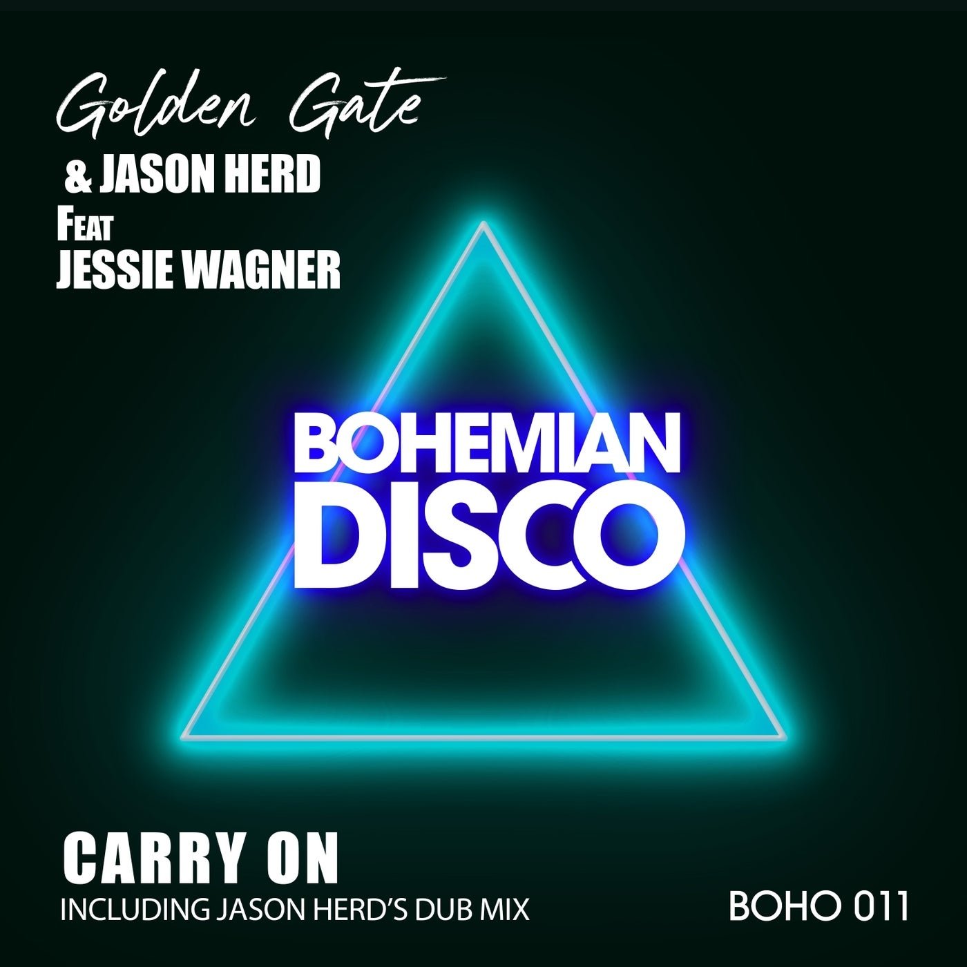 Cover - Jason Herd, Jessie Wagner, Golden Gate - Carry On (feat. Jessie Wagner) (Extended Mix)