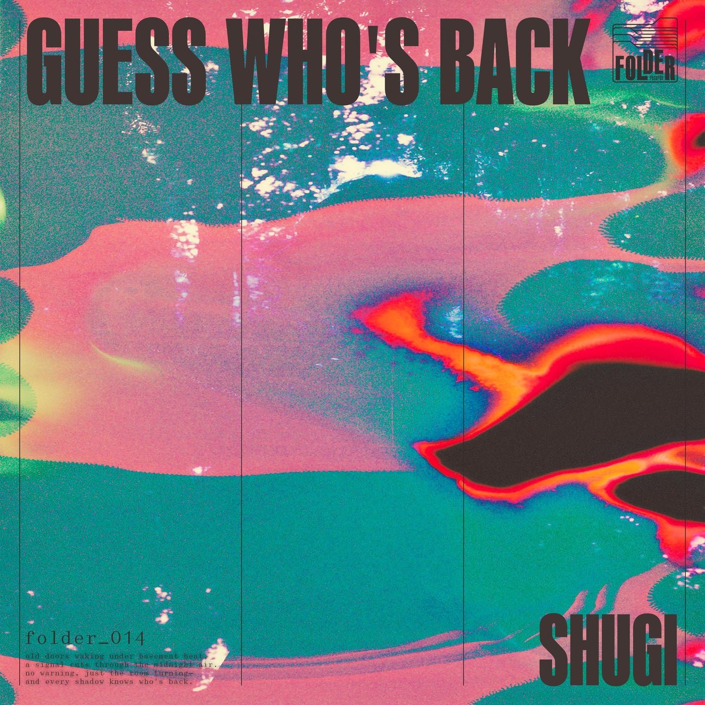 Cover - SHUGI - Guess Who's Back (Original Mix)