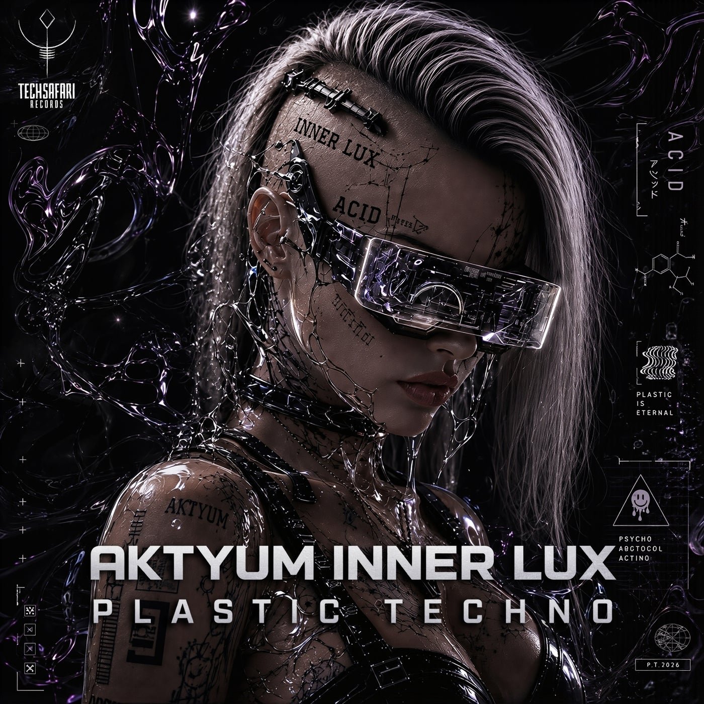 Cover - Aktyum, Inner Lux - Plastic Techno (Original Mix)