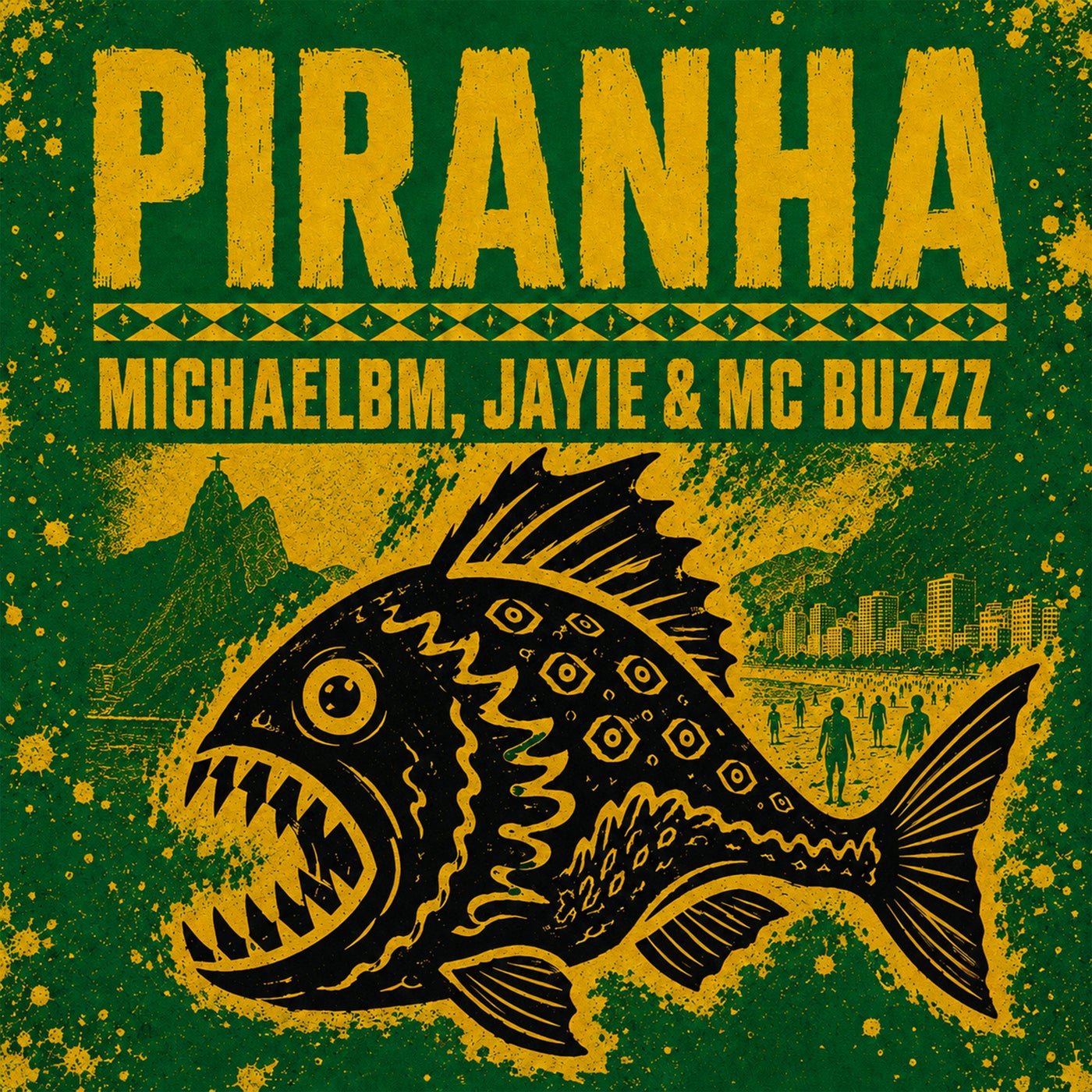 Cover - MichaelBM, MC Buzzz, Jayie - Piranha (Extended Mix) 