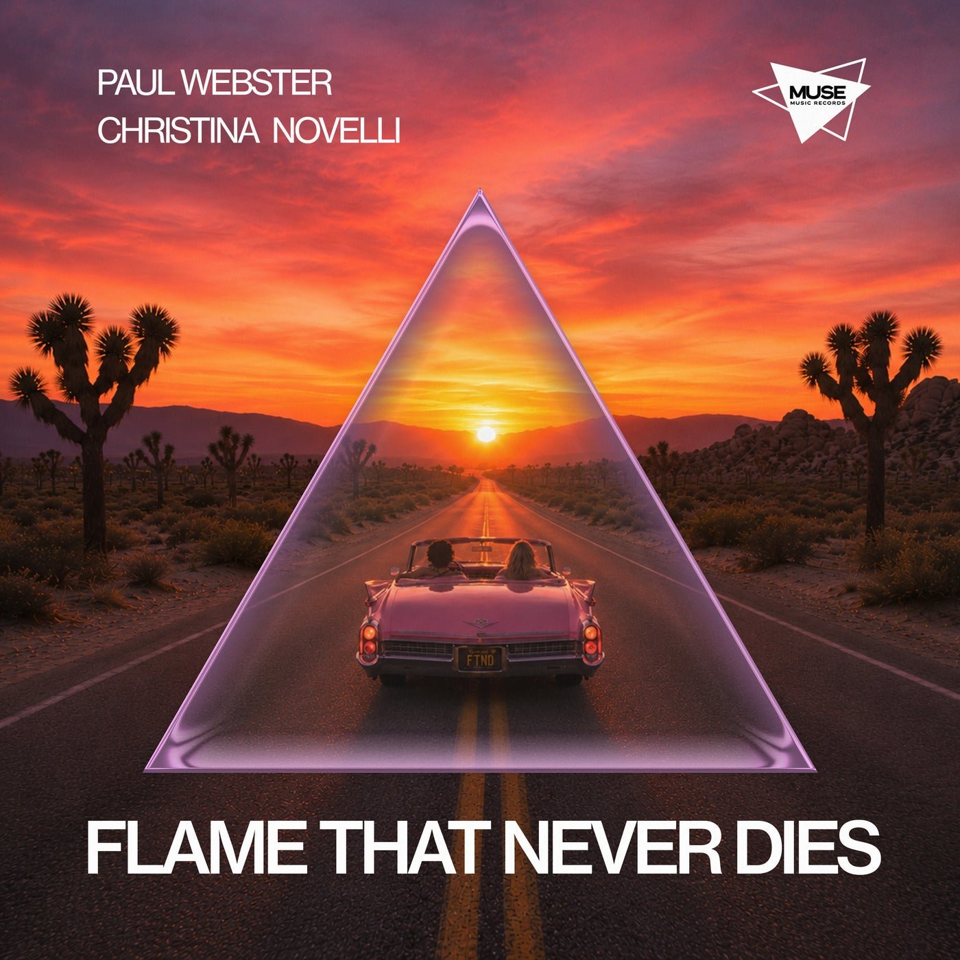 Cover - Paul Webster, Christina Novelli - Flame That Never Dies (Extended Mix)