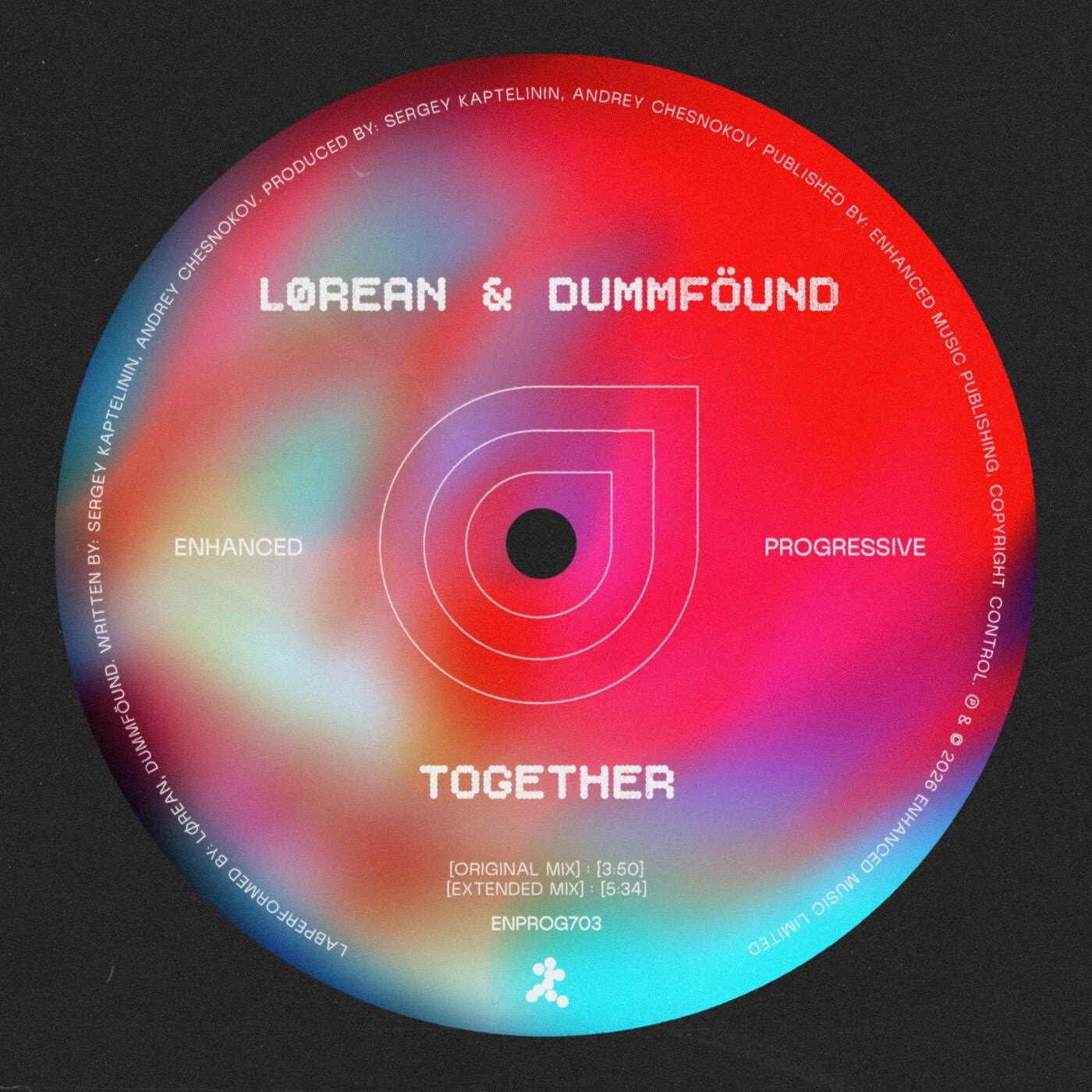 Cover - LØREAN, DUMMFÖUND - Together (Extended Mix)
