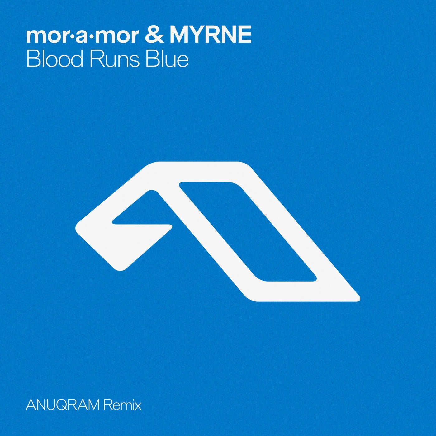 Cover - MYRNE, mor•a•mor - Blood Runs Blue (ANUQRAM Extended Mix)