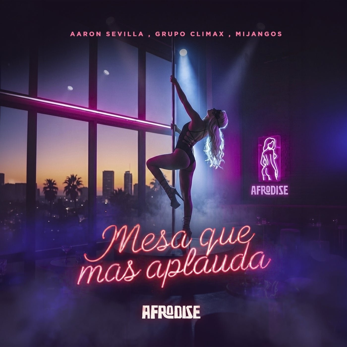 Cover - Mijangos, Aaron Sevilla, Grupo Climax - Mesa Que Más Aplauda (Orginal Mix) 