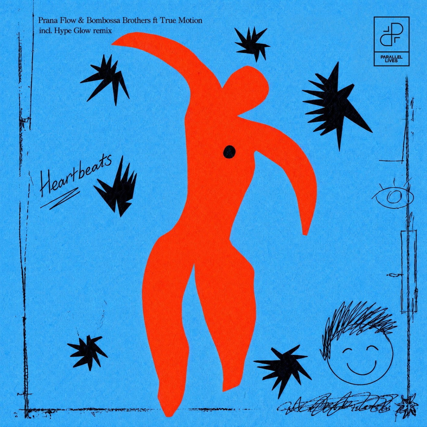 Cover - Bombossa Brothers, Prana Flow, True Motion - Heartbeats (Extended Mix) 