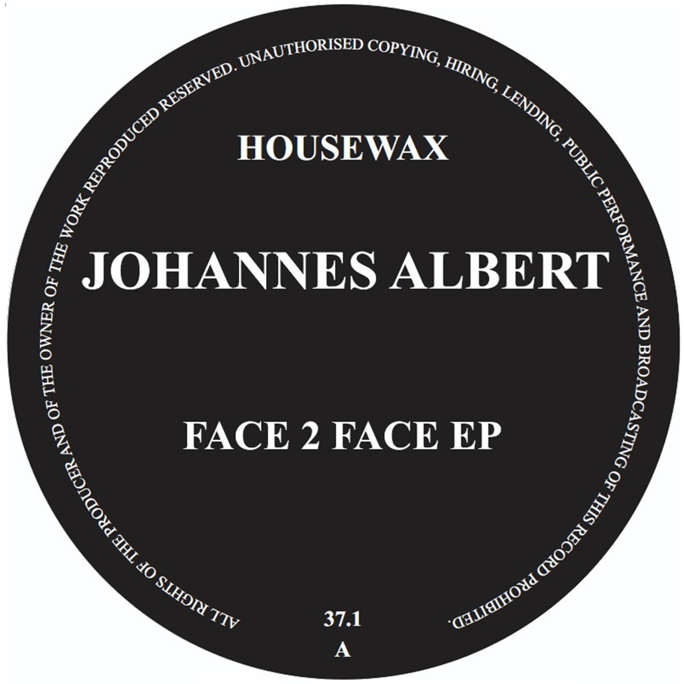 Cover - Johannes Albert - Face 2 Face (Original Mix)
