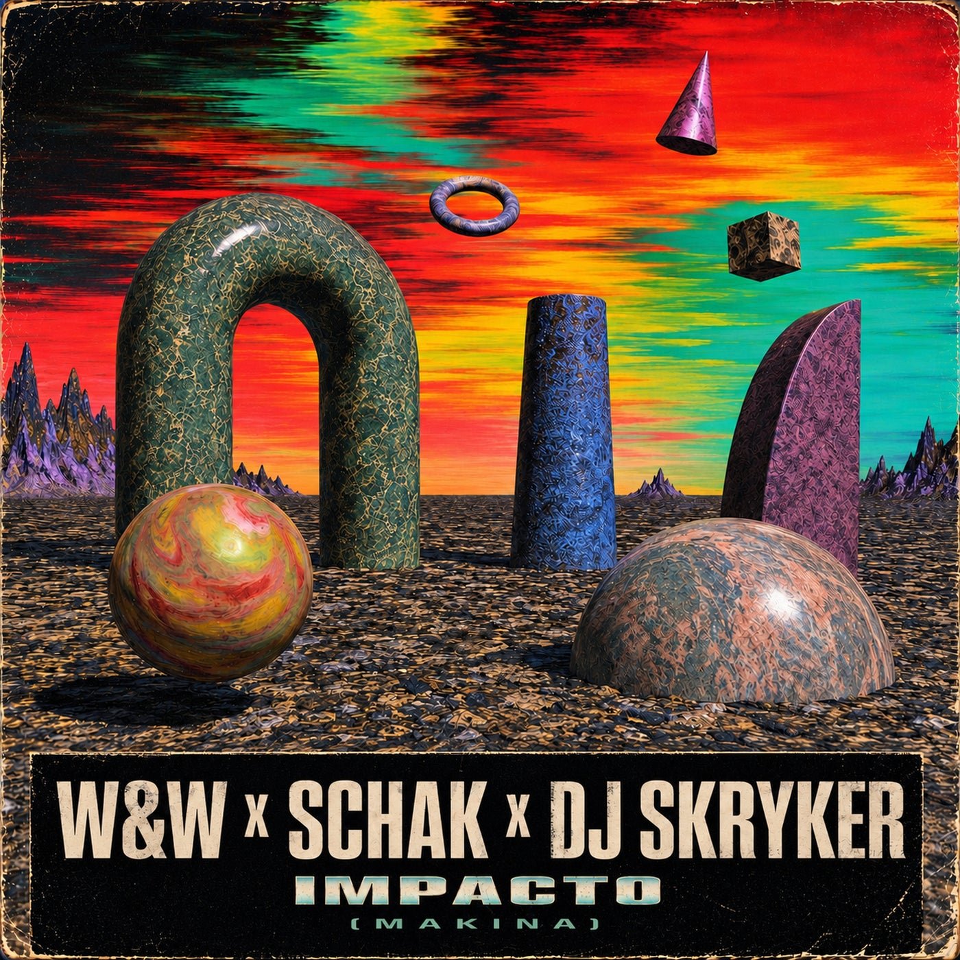 Cover - W&W, Dj Skryker, Schak - Impacto (Makina) (Extended Mix)